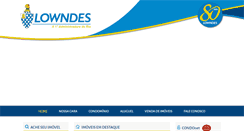 Desktop Screenshot of lowndes.com.br