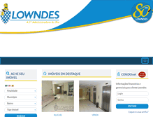 Tablet Screenshot of lowndes.com.br